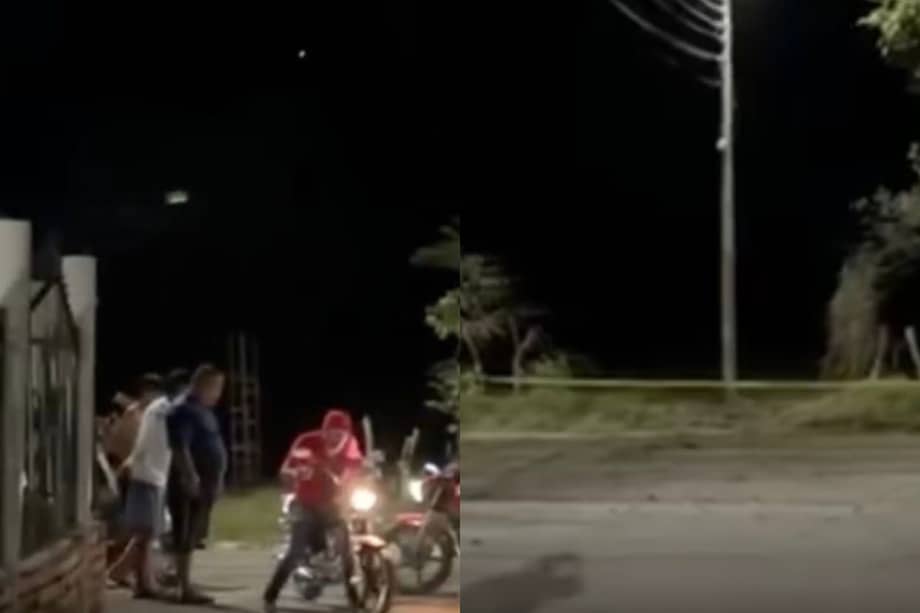 Autoridades inspeccionan la zona donde fue detonado un artefacto explosivo en el Norte de Santander, hecho que generó pánico entre los habitantes durante la madrugada.