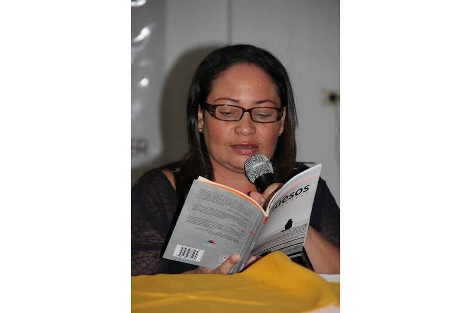 La poeta cordobesa Ela Cuavas, ganadora recientemente del premio de poesía Eduardo Cote Lamus. / Sandra Luz Páez Clavijo