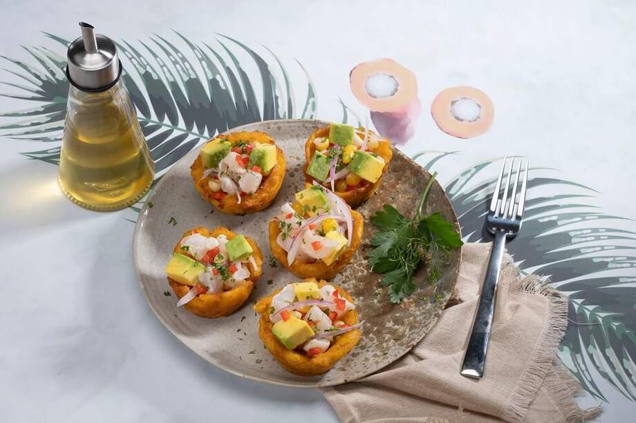 Canastas de patacón / Foto: cortesía.