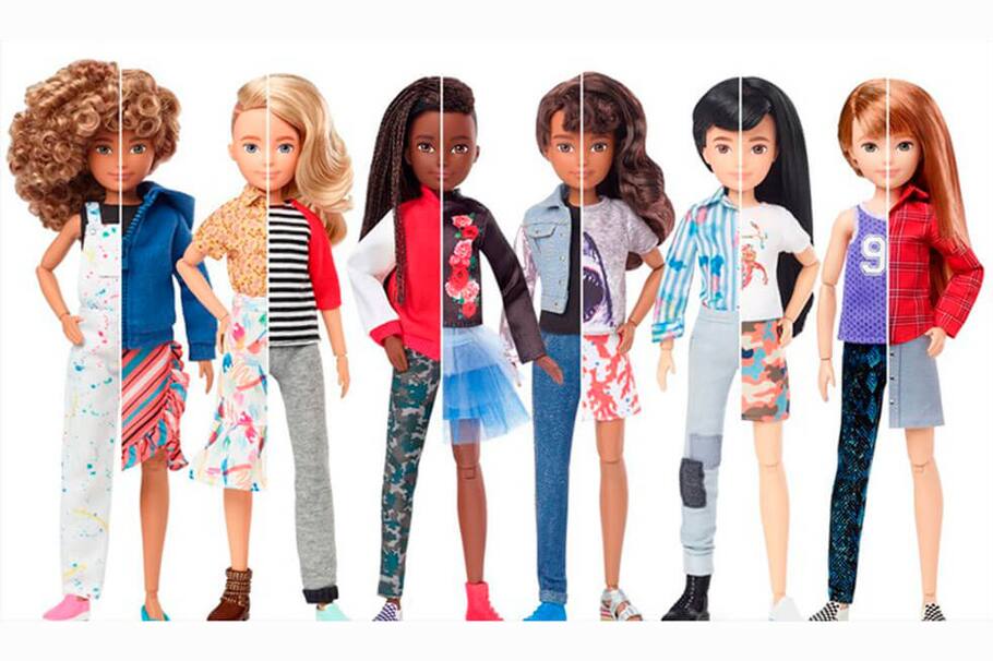 Mattel lanza línea de muñecos de género inclusivo