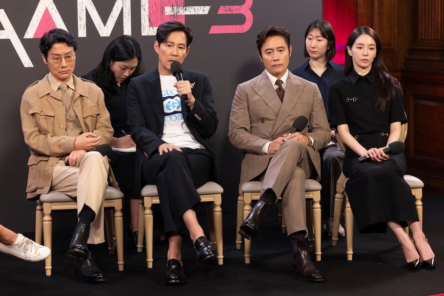 Actores de 'El juego del calamar 3', serie de Netflix.