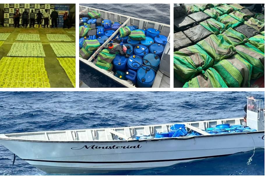 En 2024 la Armada Nacional ha incautado 216 toneladas de estupefacientes, de las cuales 173 toneladas han sido de clorhidrato de cocaína y 42 de marihuana.
