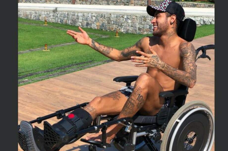 La imagen que compartió Neymar con sus seguidores en Twitter. / @neymarjr