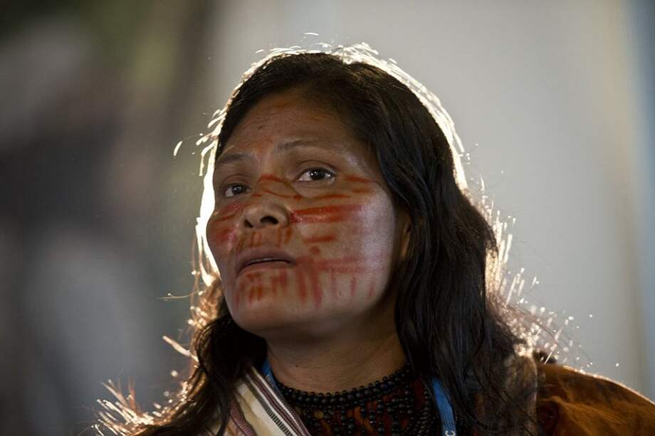 Ruth Buendía, indígena asháninka y activista ambiental. / AFP