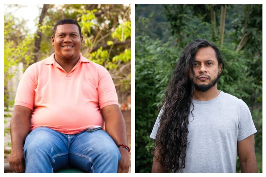 Samuel Arregocés, de Albania (La Guajira), y Róbinson Mejía, de Cajamarca (Tolima), han sido amenazados y victimizados por defender sus territorios.
