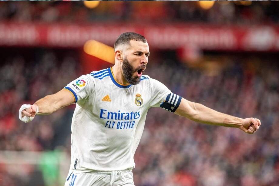 Karim Benzema anotó uno de los dos goles.