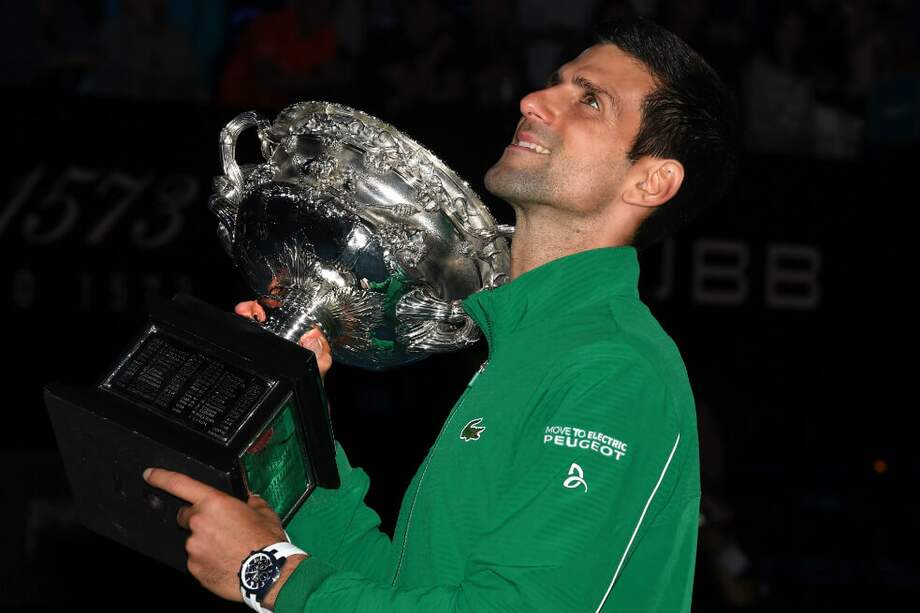 El serbio ganó este año el Abierto de Australia. / AFP