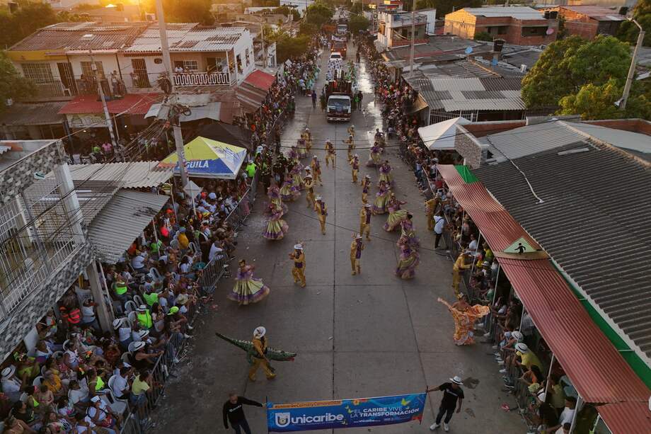 La Gran parada de caimanes se realizó este fin de semana.