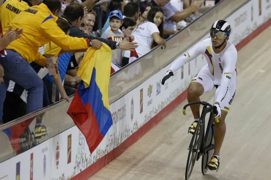 Fabián Puerta, la principal carta del ciclismo de pista en Colombia. /FCC