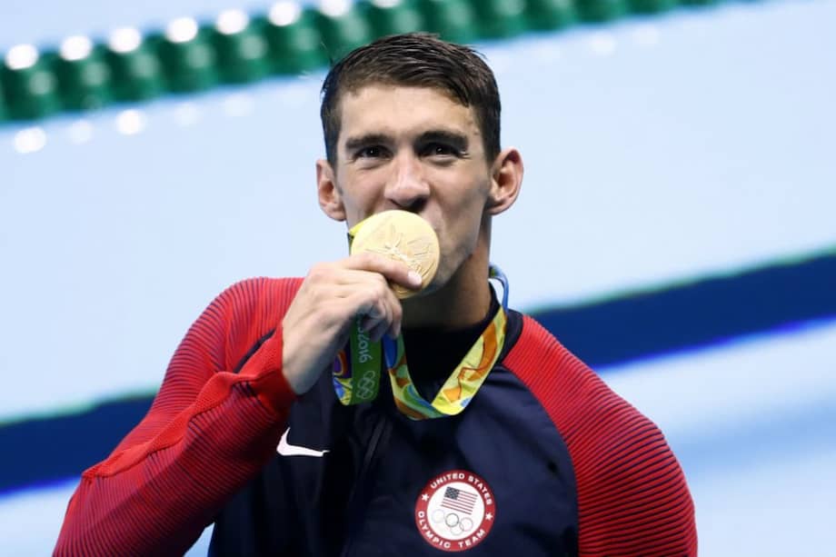 Michael Phelps nadador estadounidense. Foto: AFP