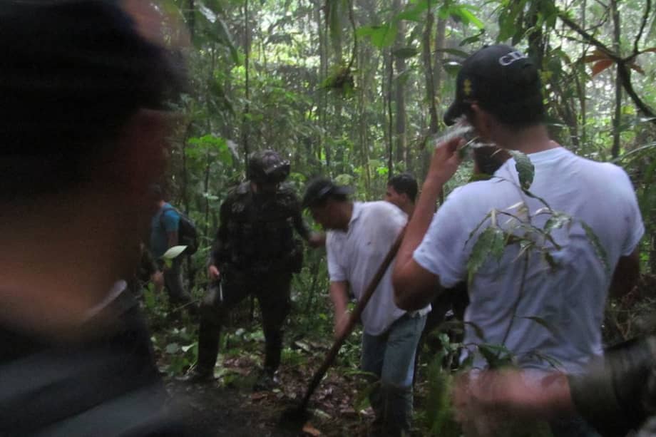 Hallan cuerpos de tres niños indígenas Awá en fosa de las Farc