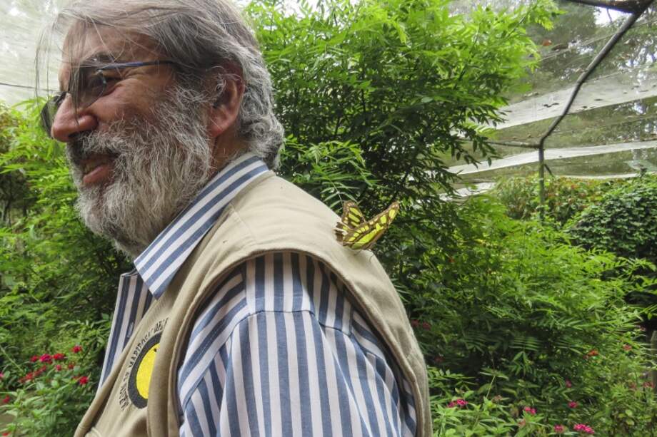 Desde el inicio de la pandemia, Alberto Gómez convirtió el Jardín Botánico en su hogar.