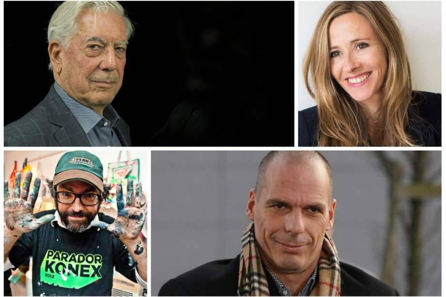 Mario Vargas Llosa, Andrea Wulf, Liniers y Yanis Varoufakis.