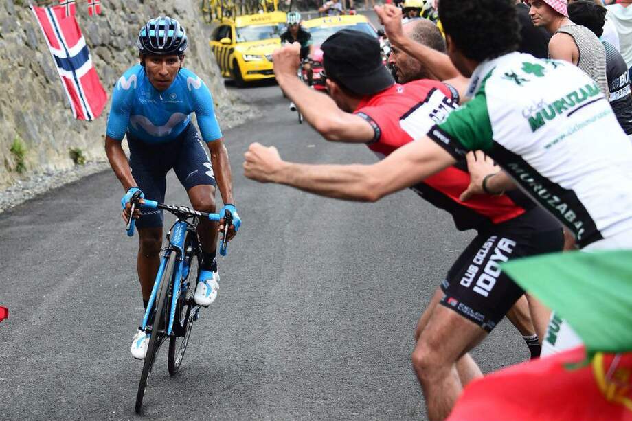 Nairo Quintana, ciclista del equipo Movistar. / Movistar Team