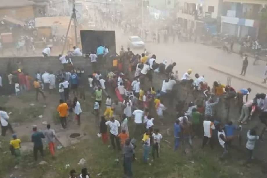 La tragedia ocurrió durante un partido en la ciudad de Nzerekore.