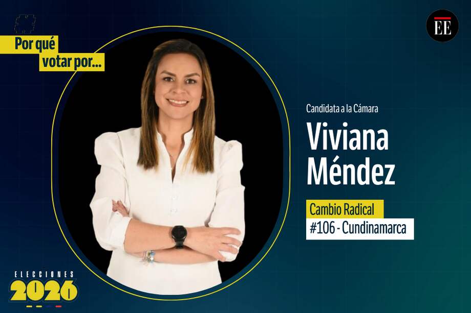 Viviana Méndez es candidata a la Cámara por Cundinamarca. Va por Cambio Radical.
