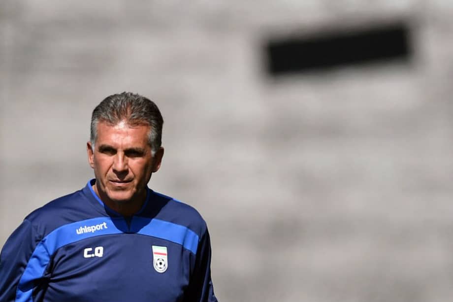 Carlos Queiroz, entrenador de la selección de Irán. / AFP