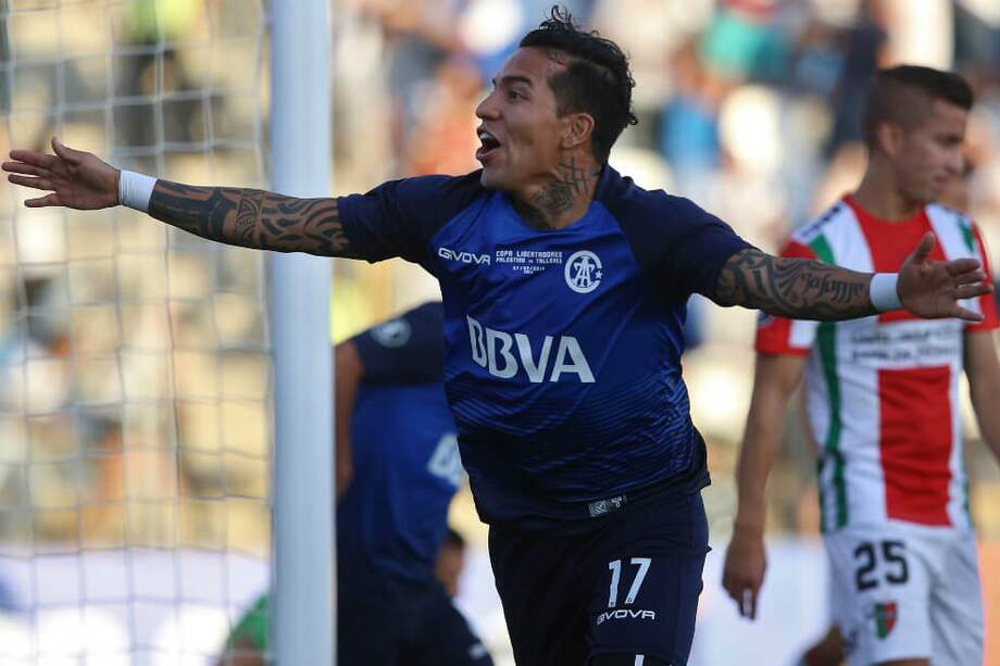 El delantero colombiano Dayro Moreno, de Talleres de Córdoba. / @Libertadores