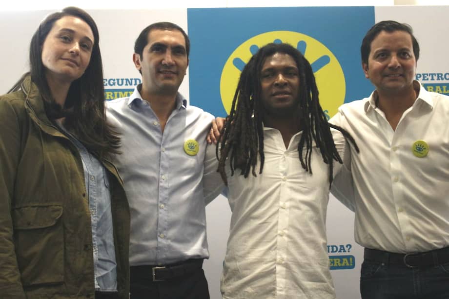 Juliana Seidel, David Barguil, Don Popo Ayara y David Luna integran el movimiento. / Cortesía