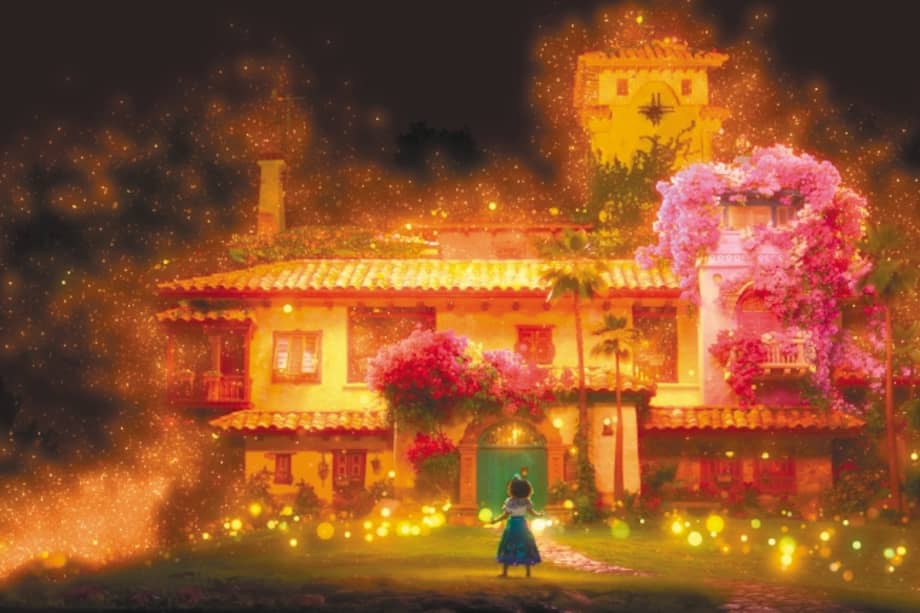 HOME SWEET HOME -- The Madrigals casita in Encanto is more than a houseits aliveembodying the same magic that has blessed the Madrigal children for two generations. Filmmakers liken the house to a loyal petit is part of the family. The love for one another is mutual. Opening in the U.S. on Nov. 24, 2021, Encanto features songs by Lin-Manuel Miranda. © 2021 Disney. All Rights Reserved.