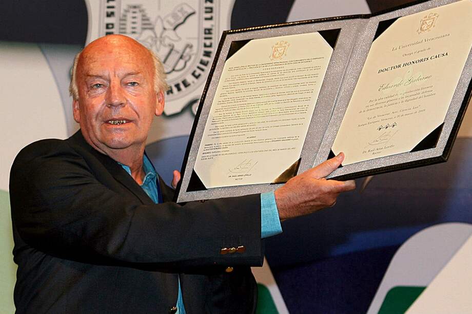 AFP / Eduardo Galeano en Jalapa, Mexico.