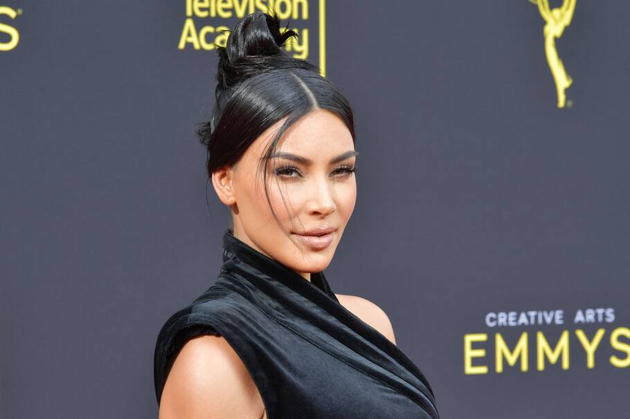 (FILES) Kim Kardashian West attends the 2019 Creative Arts Emmy Awards on September 14, 2019 in Los Angeles, California. US reality television star Kim Kardashian is to testify at an upcoming French trial over an armed robbery of her jewellery in Paris in 2016, her US lawyer Michael Rhodes said on April 14, 2025. A French court is from April 28 to try six people over the gem heist in October 2016 that saw masked men walk away from Kardashian's luxurious Paris apartment with millions of dollars worth of jewels, including a diamond ring gifted by her then-husband, rapper Kanye West. (Photo by Amy Sussman / GETTY IMAGES NORTH AMERICA / AFP)