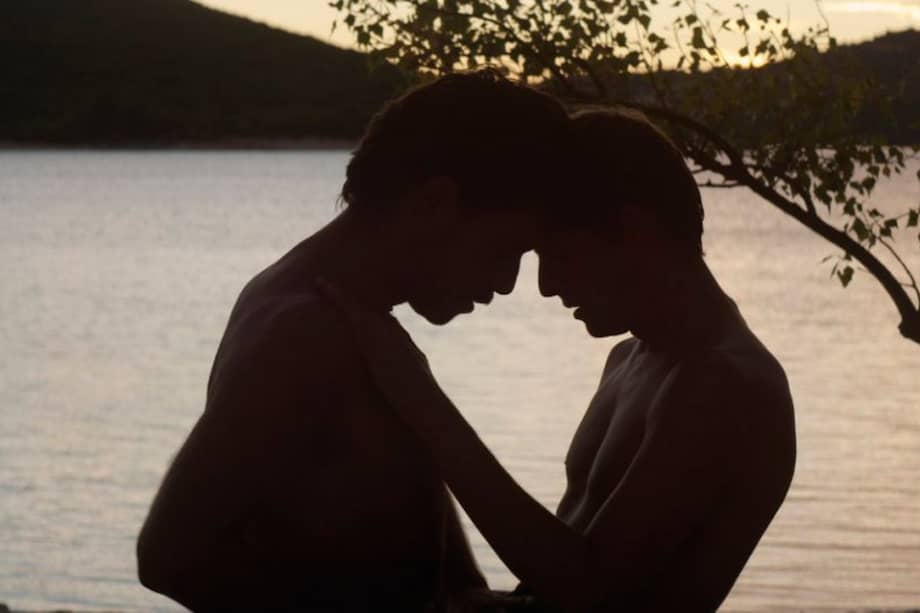 Christophe Paou y Pierre Deladonchamps en una escena de "El desconocido del lago".