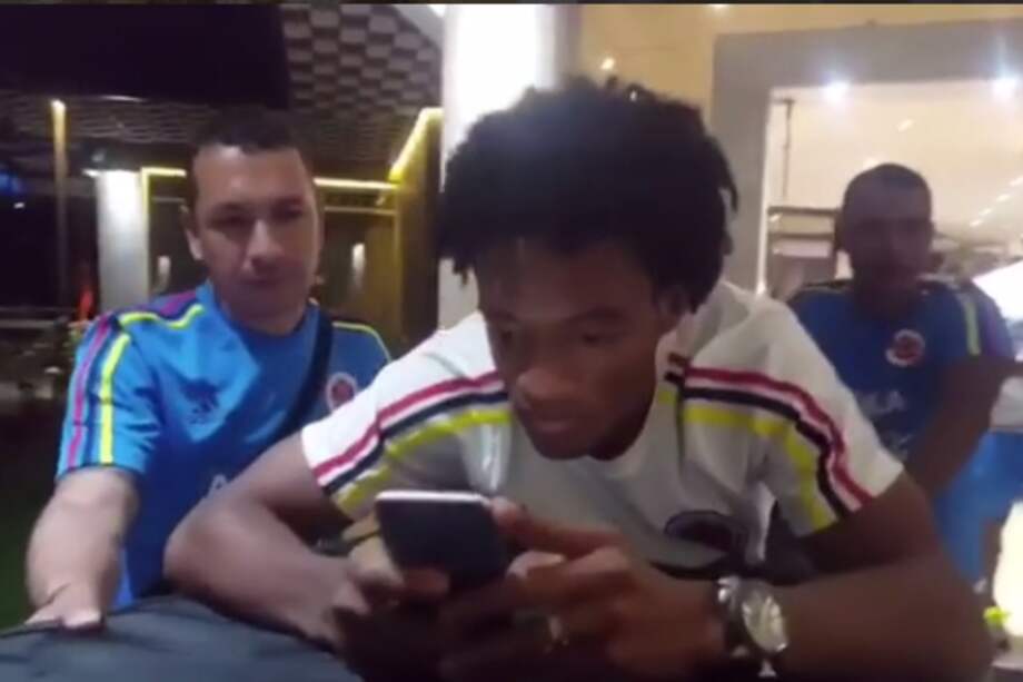 Juan Guillermo Cuadrado fue uno de los integrantes de la selección de Colombia que participó en el Mannequin Challenge.