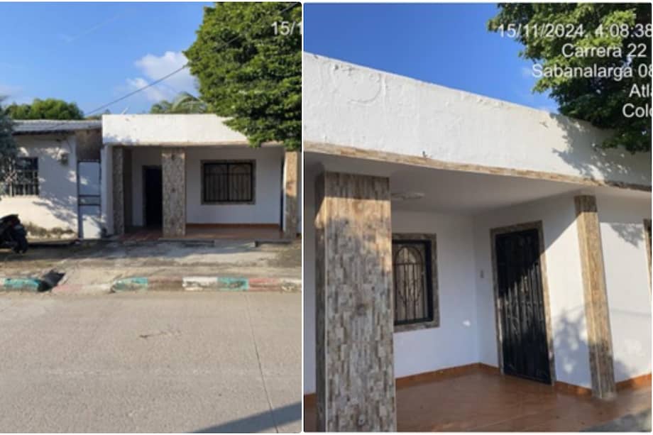 Dos de las fachadas de los "centros de salud fantasma" que detectó la Adres.