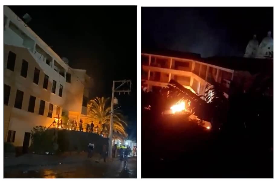 La alcaldesa de San Calixto, en Norte de Santander, señaló que investigan quiénes estarían detrás del incendio de varias oficinas de la administración local.