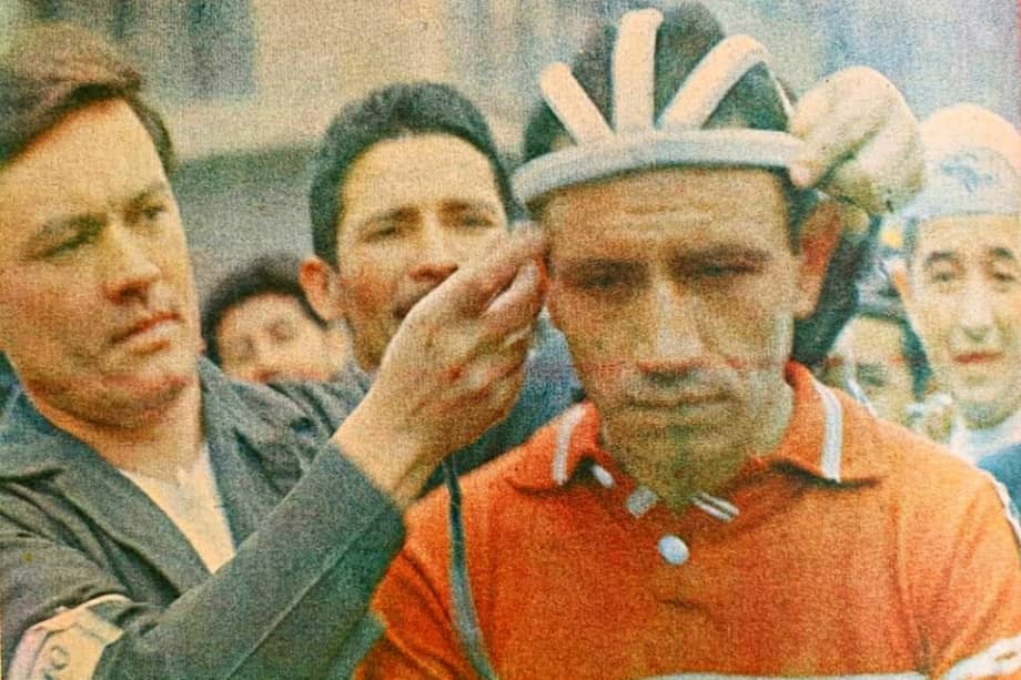 Humberto Parra, padre de Fabio, Iván y Humberto. Todos ciclistas.
