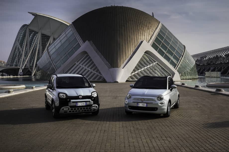 Los Fiat 500 y Panda son los primeros vehículos urbanos de FCA equipados con la nueva tecnología Mild Hybrid. / Cortesía