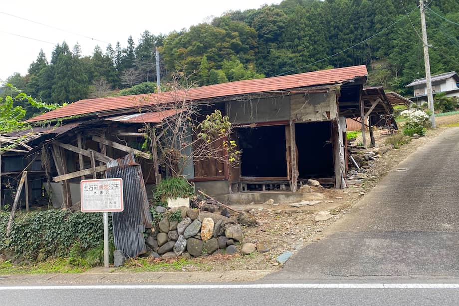 Casas abandonadas en el Japón rural que poco a poco queda despoblado.