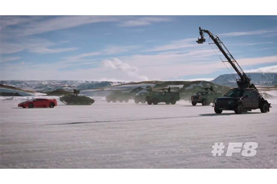 Rodaje de "Fast 8" en Islandia.