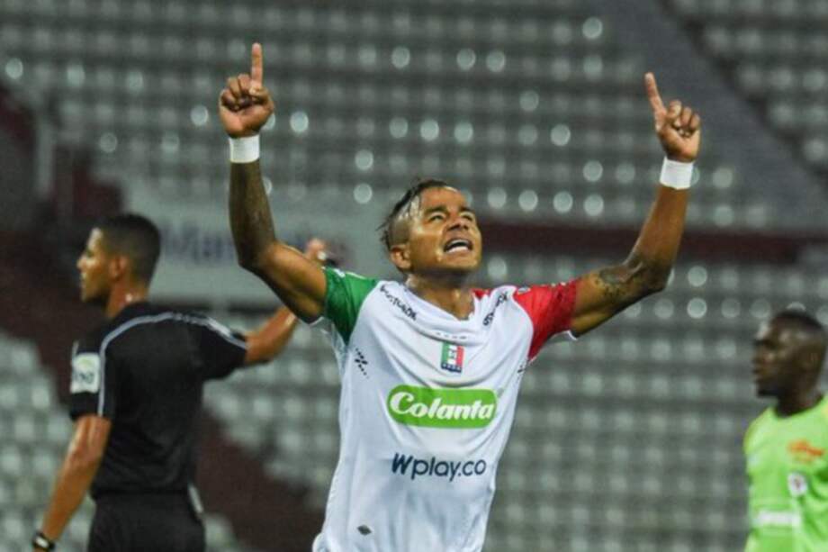 Yesus Cabrera registra tres goles en la Liga Águila. / Once Caldas