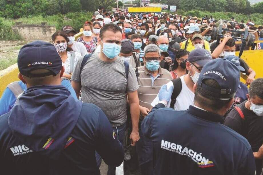 El viernes 13 de marzo en la noche el presidente Iván Duque ordenó cerrar la frontera con Venezuela. / EFE