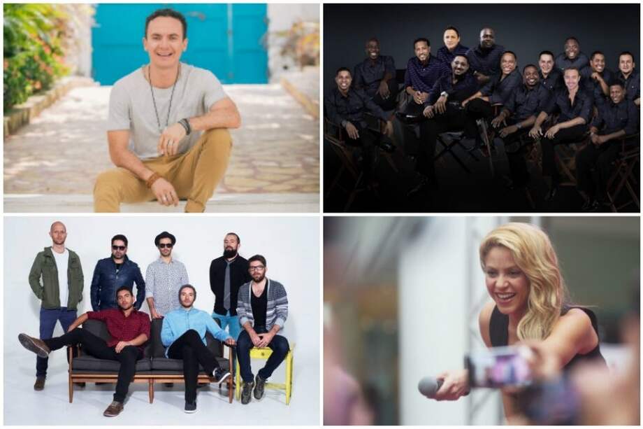 Fonseca, Niche, Sanalejo y Shakira, los colombianos nominados al Grammy 2017
