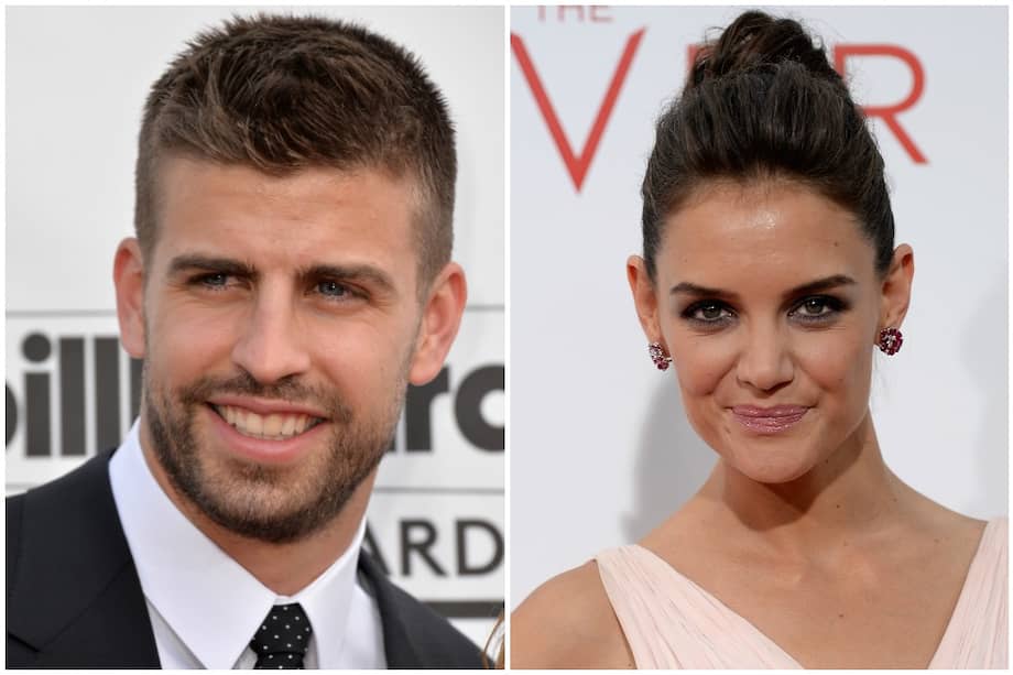 Gerard Piqué y Katie Holmes.