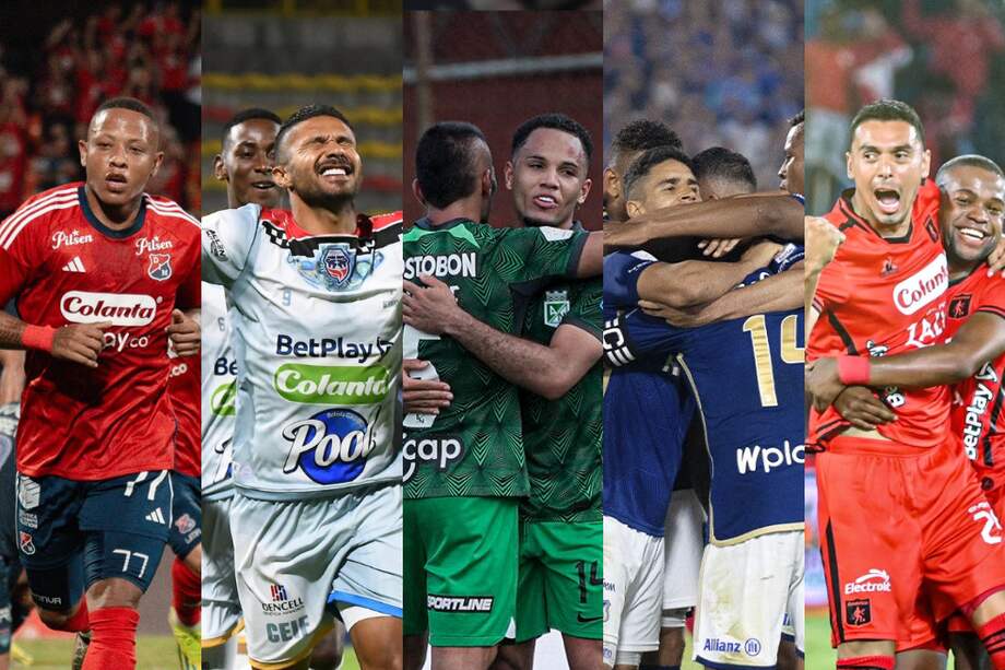 En la lucha por el octavo puesto, América, con 22 puntos, lidera la carrera. Atrás están Millonarios, Nacional, Fortaleza y Medellín, todos con 19 unidades.