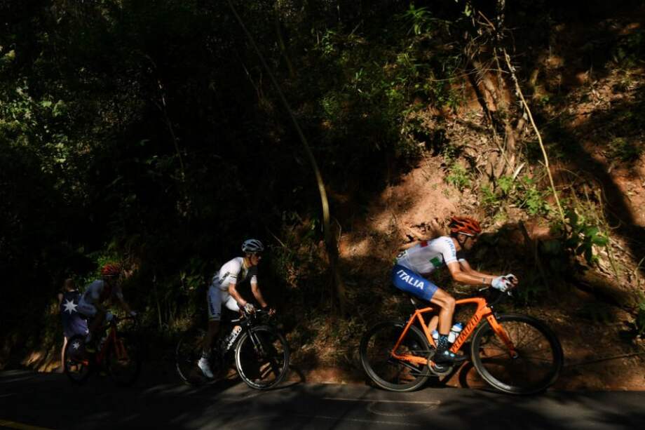 Sergio Luis Henao fue protagonista en la prueba de ruta en los Juegos Olímpicos. Foto: AFP