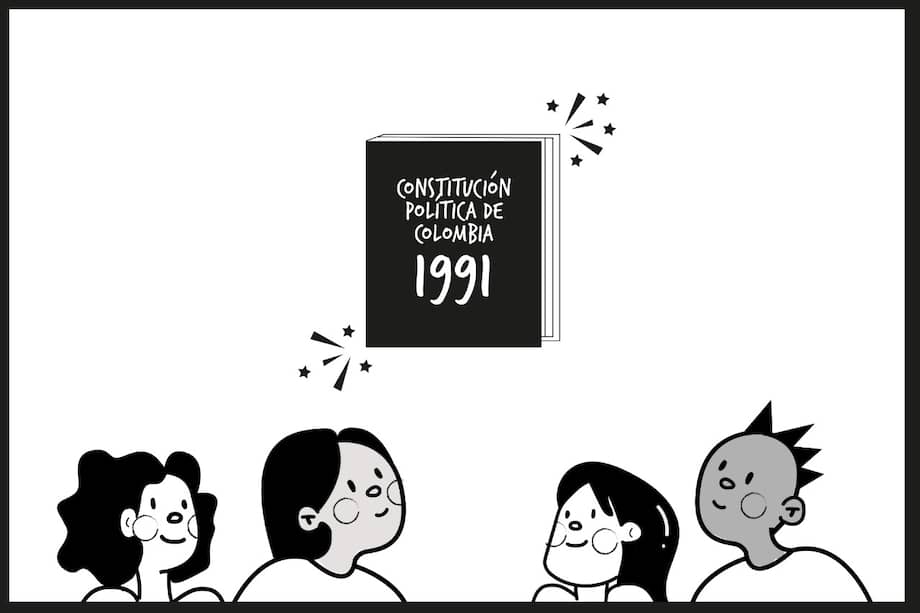 Guía ilustrada para niños de la Constitución de 1991