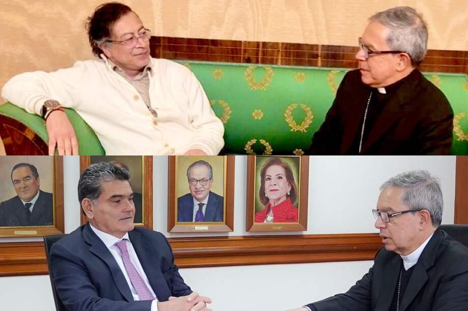 El cardenal Luis José Rueda ya se reunió con el presidente Petro, el procurador y los presidentes de las cortes.