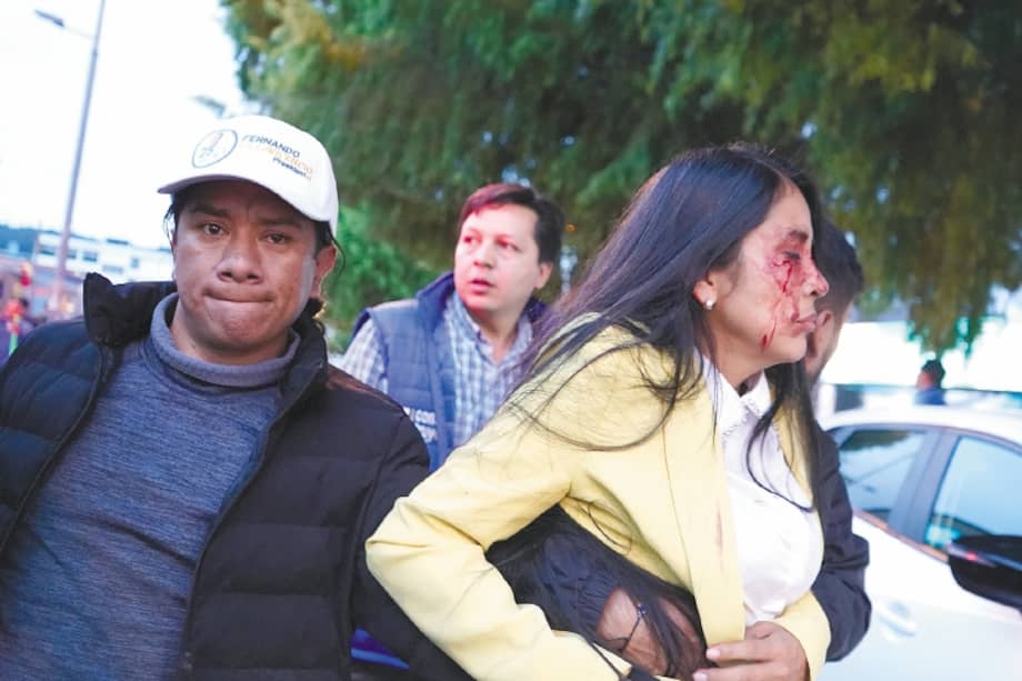 El atentado donfe fue asesinado Fernando Villavicencio en Ecuador dejó nueve heridos. / EFE