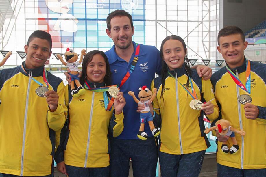 La natación ganó, entre clavados y carreras, un total de 24 medallas. / Comité Olímpico Colombiano