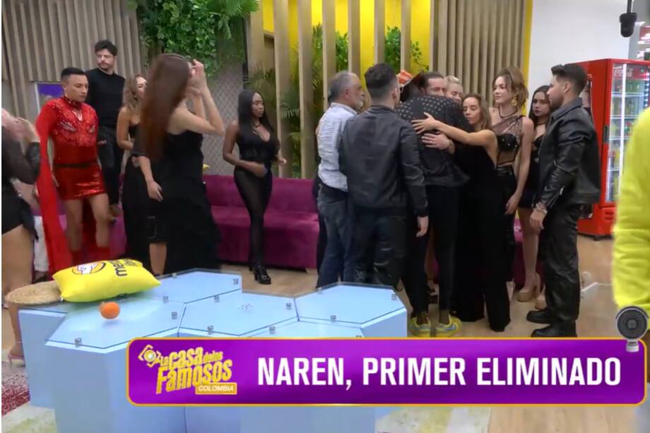 Naren Daryanani se despidió de sus compañeros de ‘La casa de los famosos’ entre abrazos.