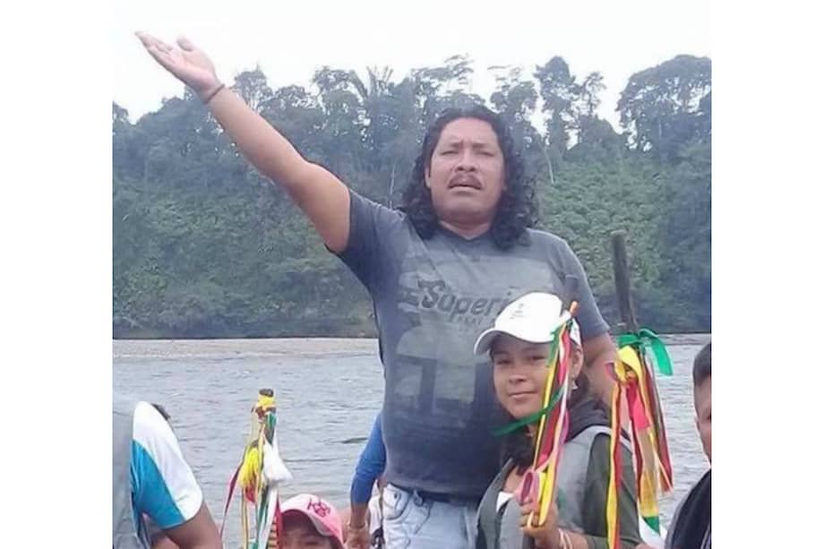 Holmes Alberto Niscue, líder indígena nasa asesinado en Tumaco, Nariño. / Unidad Indígena del Pueblo Awá, Unipa.