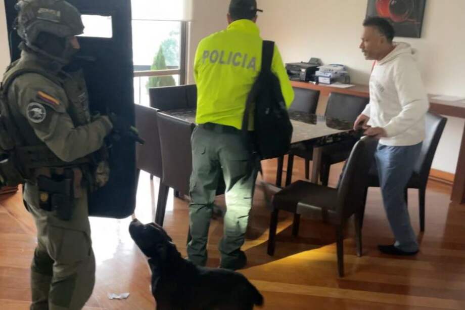 Momento de la captura de alias el Paisa.