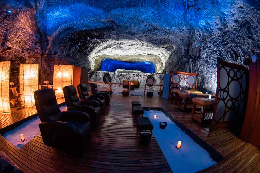Un spa a 180 metros bajo tierra que elimina toxinas y recarga tu piel