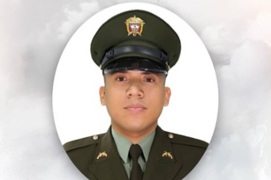 Andrés Camilo Gómez Viloria, policía asesinado en El Carmen, Norte de Santander.