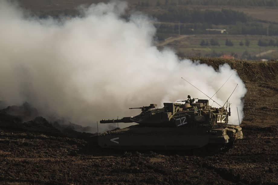Tanque en la frontera siria/ EFE